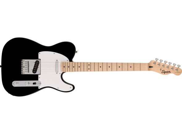 Fender Squier Sonic Maple Fingerboard White Pickguard Black Fender Squier Sonic Maple Fingerboard White Pickguard Black
